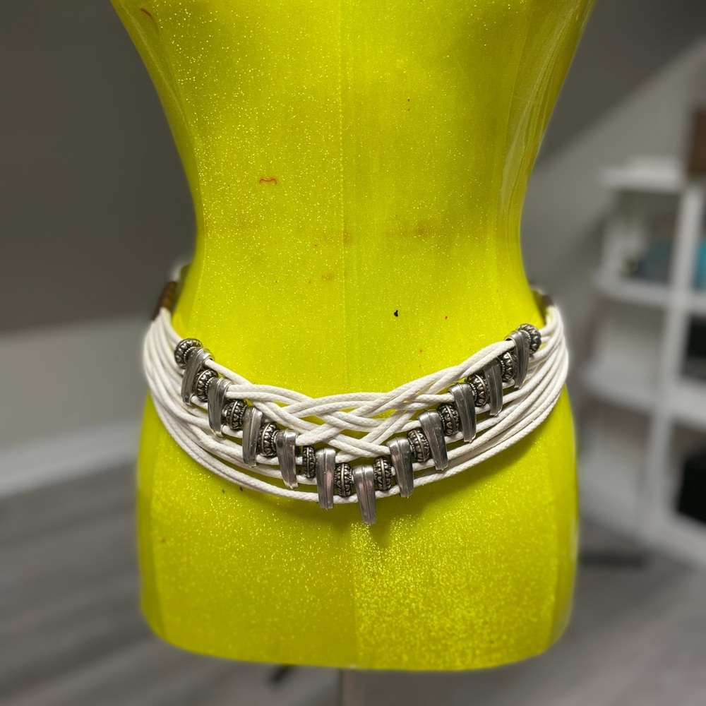 Vintage Artisan Hand Made Oversized Belt 💯